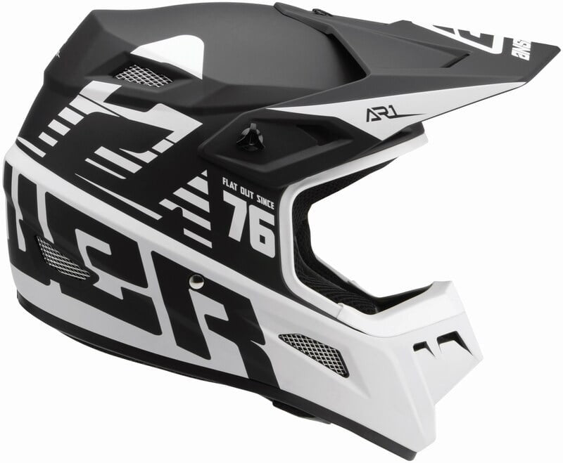 Answer Barn Cross MC Helmet AR1 Bold Black /White