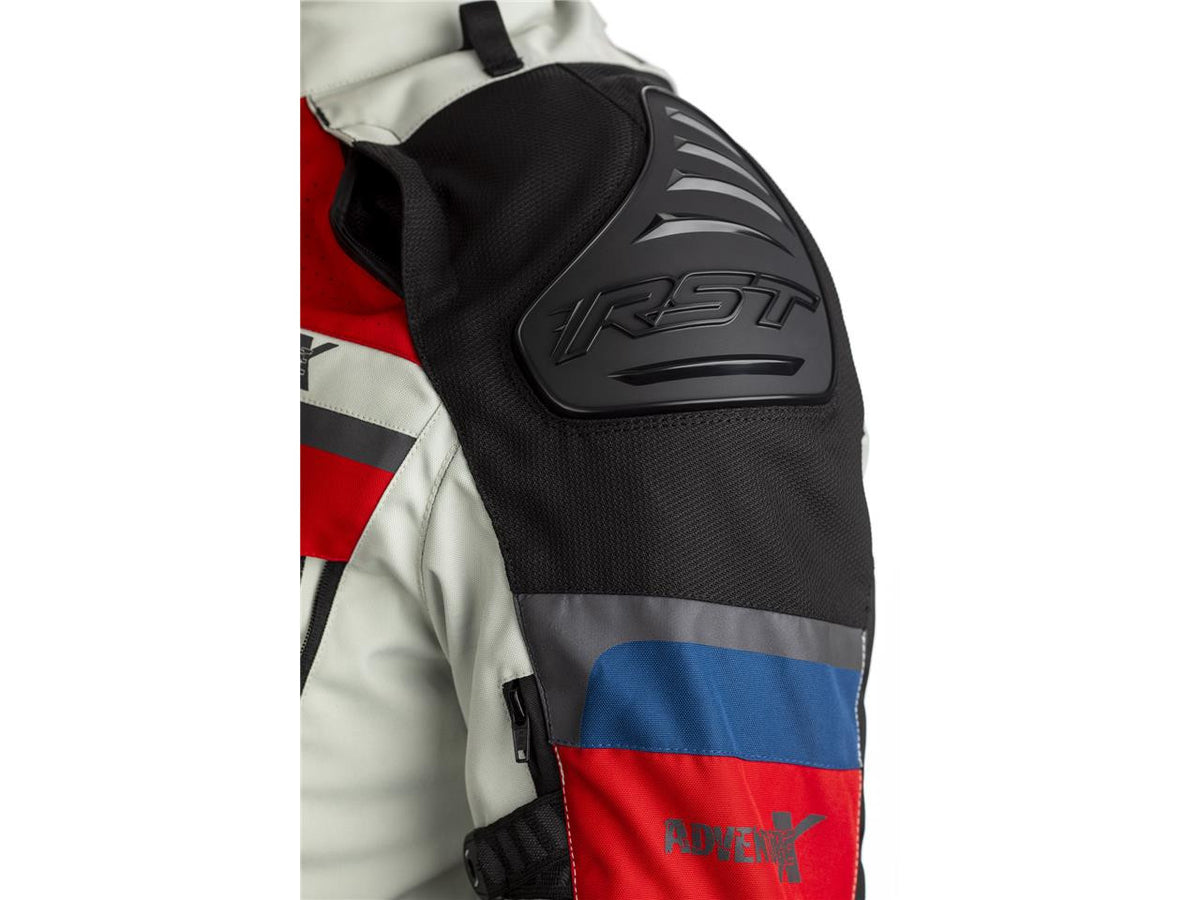 RST Airbag Têxtil MC Jacket Adventure-X Blue /vermelho