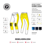 Rebelhorn Women Kevlar Mc-Jeans Classic II Blue escuro