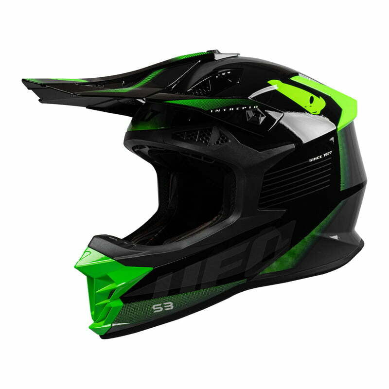 OVNI Cross MC Capacete MC Intrepid Black /Green