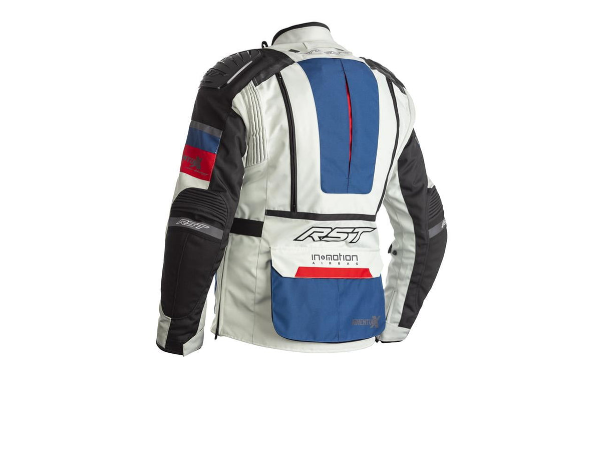 RST Airbag Têxtil MC Jacket Adventure-X Blue /vermelho