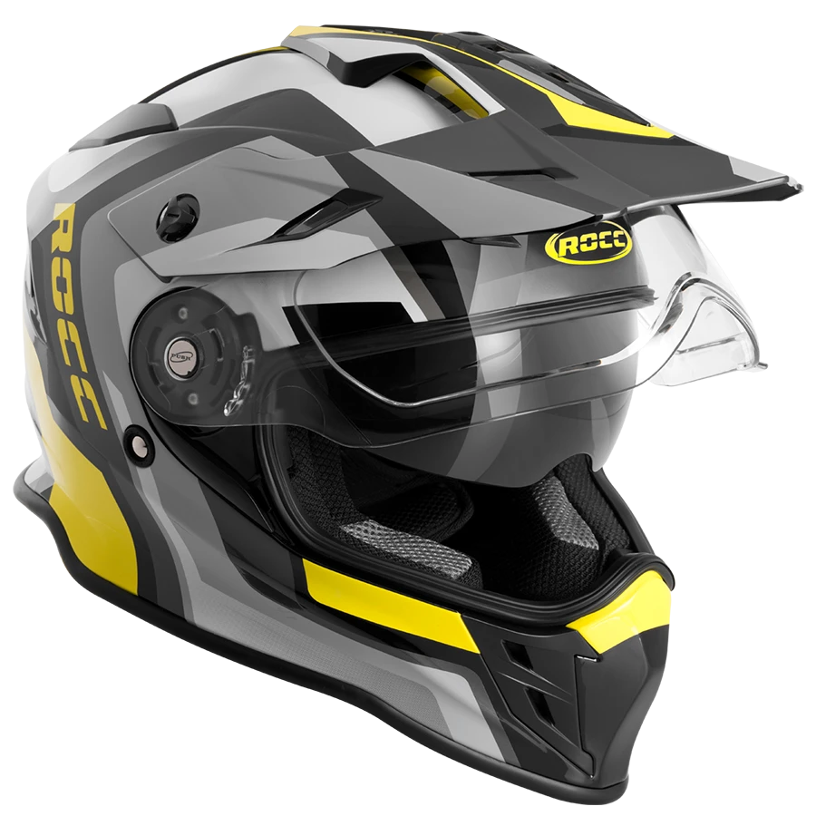 ROCC 781 Adventure MC Capacete preto /gripe