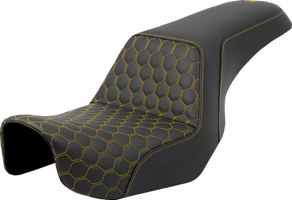 Saddlemen Seat Step Up HC Gold Stitch 806-04-17707