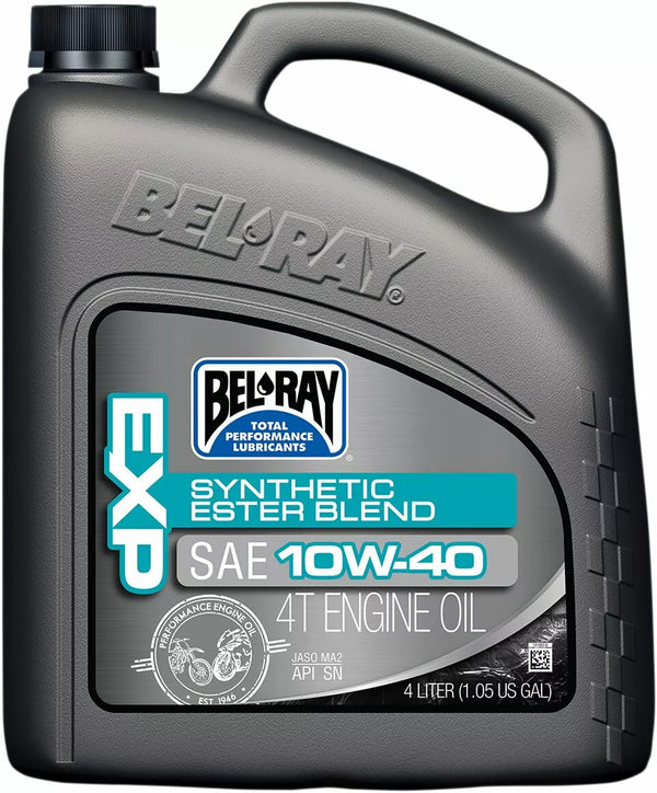 Bel-Ray Oil Exp Vision Blend 4T 10W-40 4L 99120 B4LW
