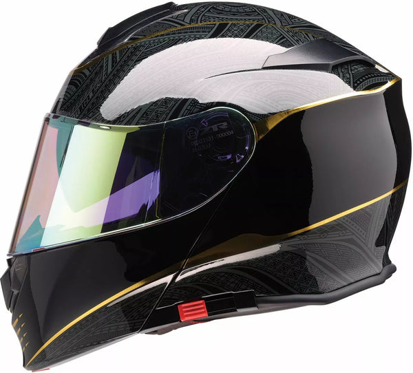 Z1R Capacete Sol 2.0 Notoris BK/GO 2 0101-16144
