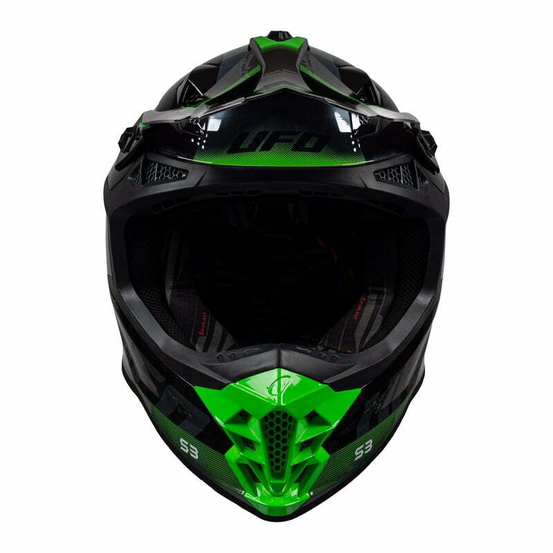 OVNI Cross MC Capacete MC Intrepid Black /Green