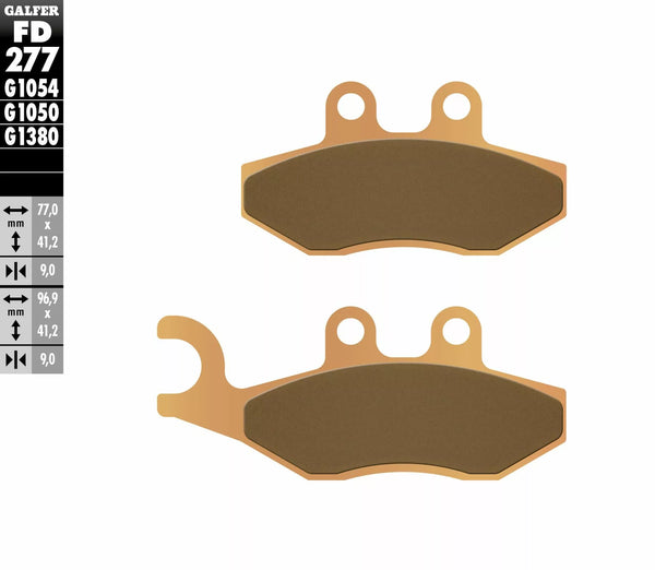 Galfer Brake Pad Sinterned Scooter FD277G1380