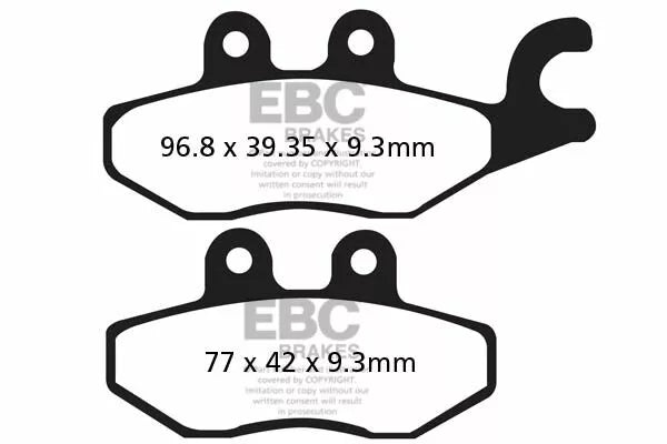 EBC BRAKE PAD HH SINT SCOOTER SFA418HH