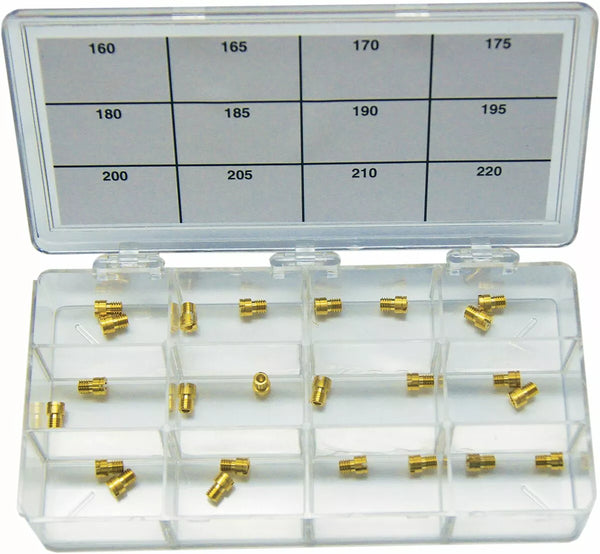 Kit de jato de carb ebc keihin hd 24pcs hdjk-12