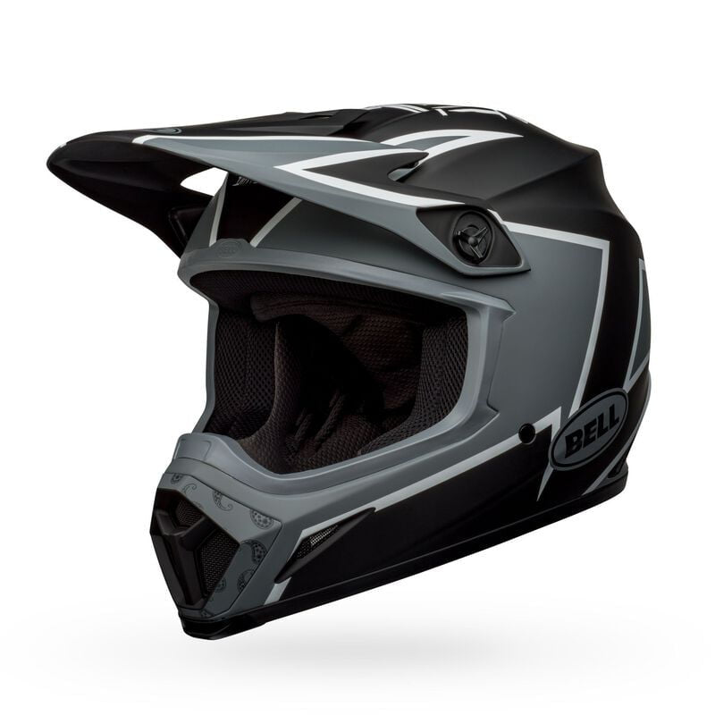 Bell Cross MC Helmet MX-9 MIPS Twitch preto /cinza /branco