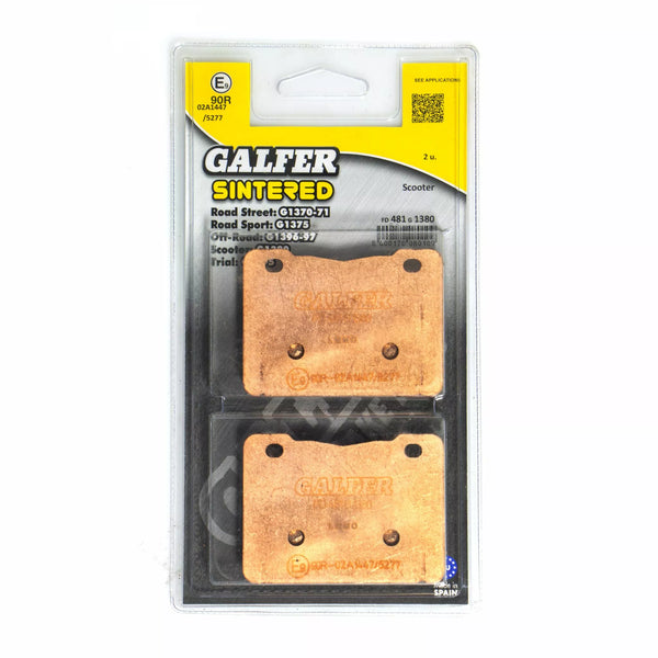 Galfer Brake Pad Sinterned Scooter FD481G1380