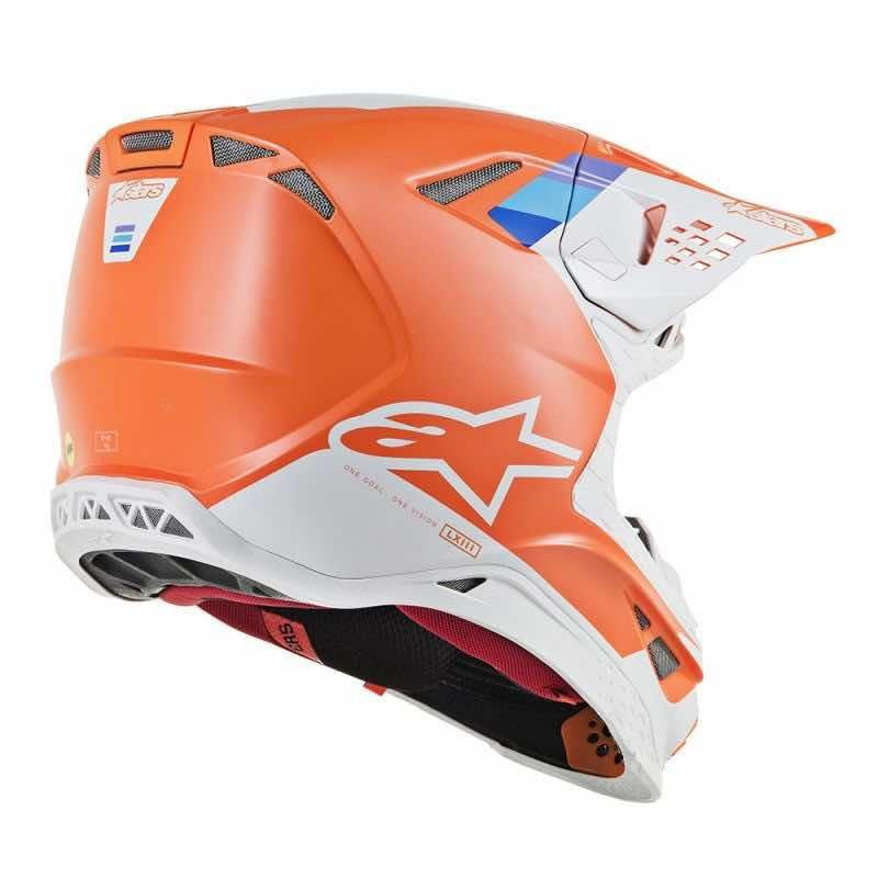 Alpinestars Cross MC Helmet Suppetech S-M8 Orange/White