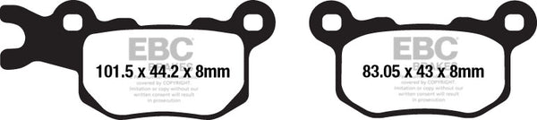 EBC Brake PAT carbon tt sujeira fa685tt