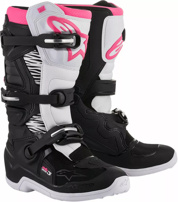 Alpinestars (MX) BOOT 4W Tech3 BK/WT/PK 9 2013218-130-9