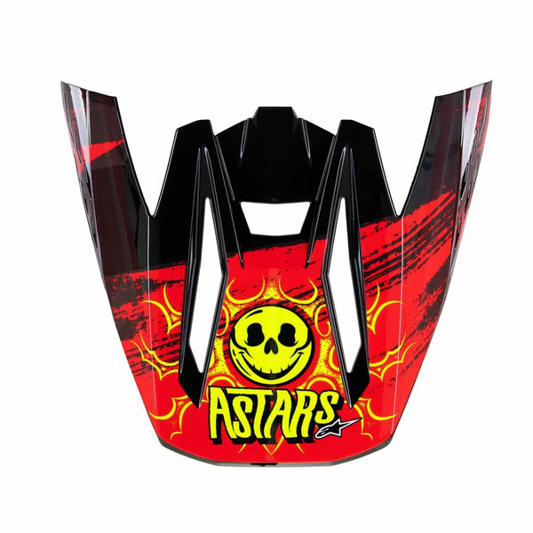 Alpinestars (MX) Visor SM5 Red Red/G 8987023-9033-OS