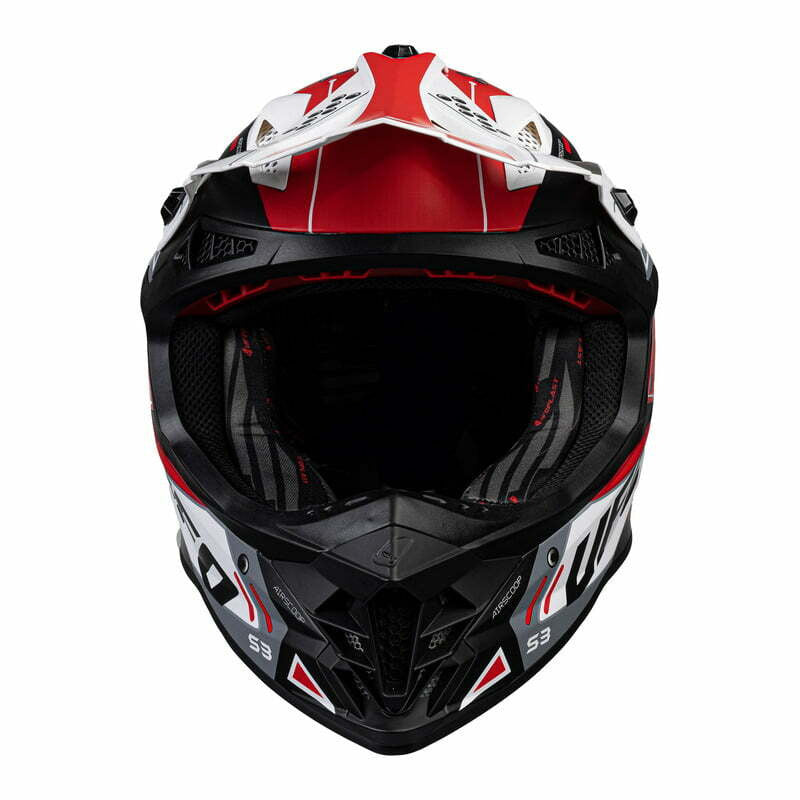 OVNI Cross MC Capacete MC Intrepid Red /White