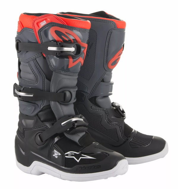 Alpinestars (MX) Tech7s DGY/LGY FL/RD 3 2015017-1133-3