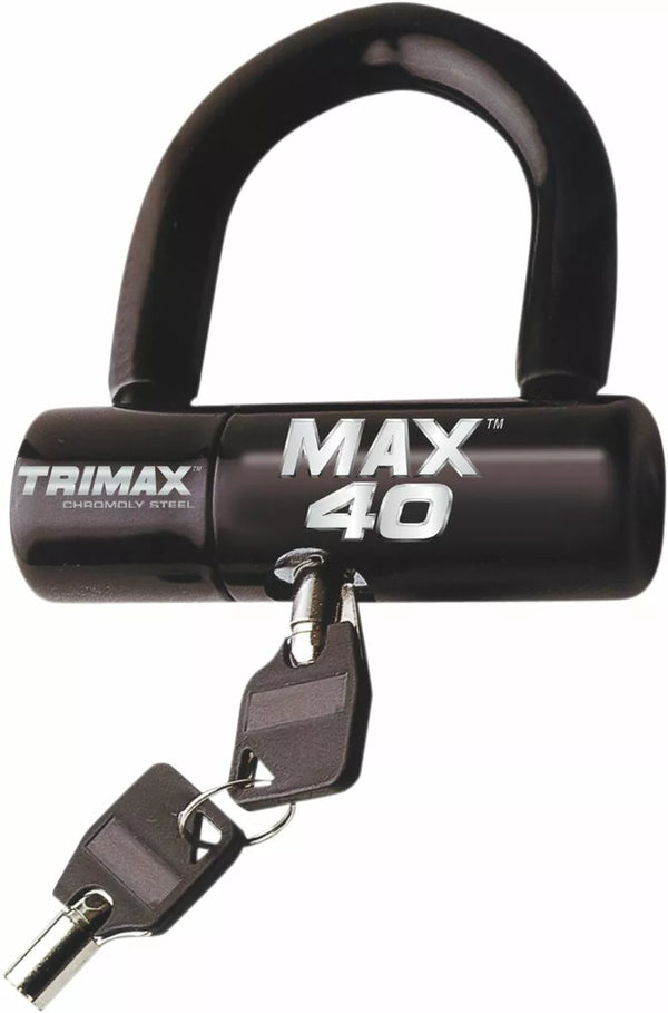 Trimax Lock-Disc-bloqueio U preto max40bk
