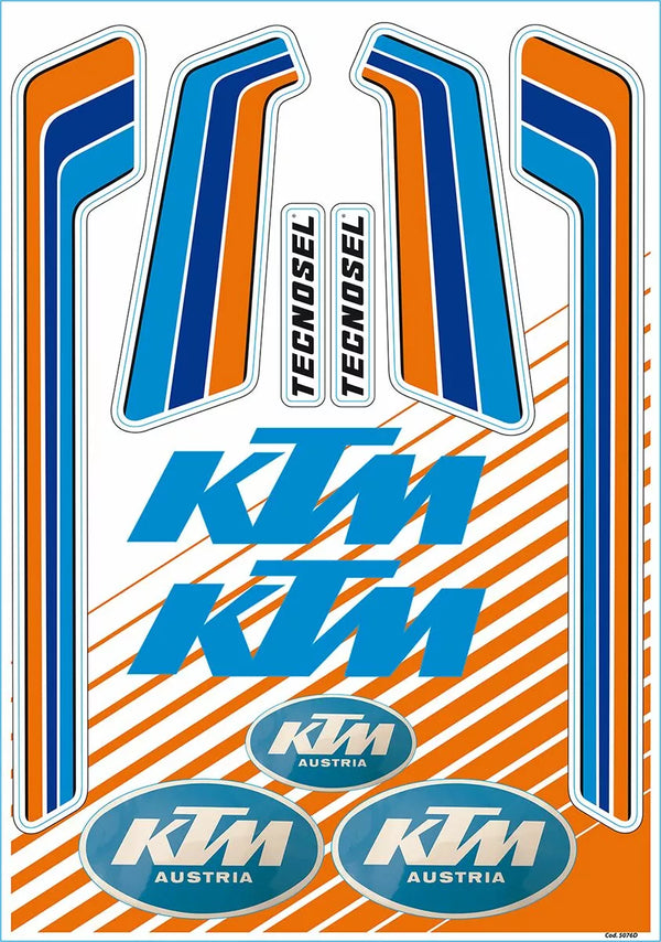 Folha de bastões de Tecnosel KTM Vintage 55V00