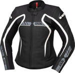 IXS Lady Mc Leather Jacket LD RS-600 1.0 preto /cinza /branco