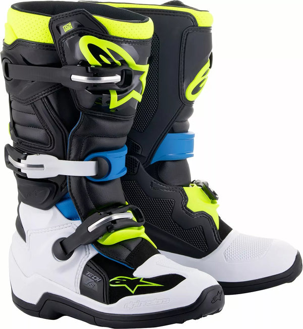 Alpinestars (MX) Tech7s BK/BL/YL 2 2015017-1795-2