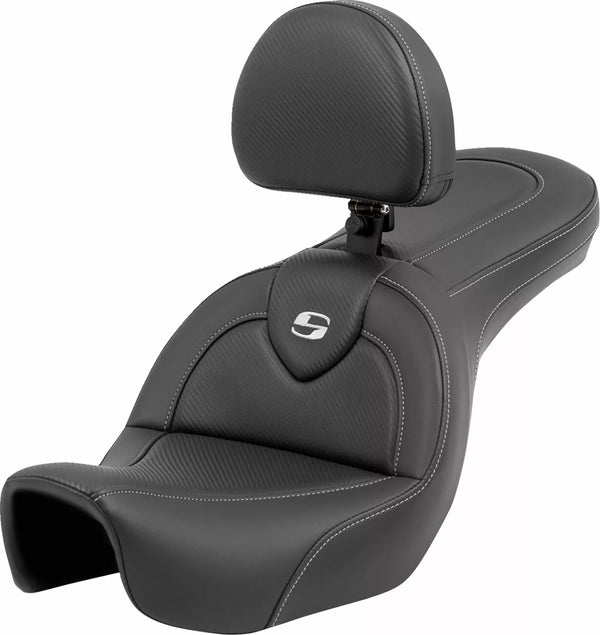 Saddlemen Seat Roadsofa CF com backrest 806-04-185br