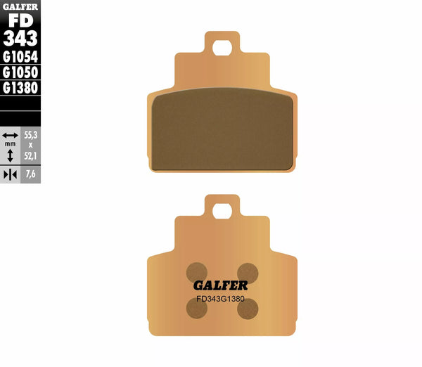 Galfer Brake Pad Sinterned Scooter FD343G1380