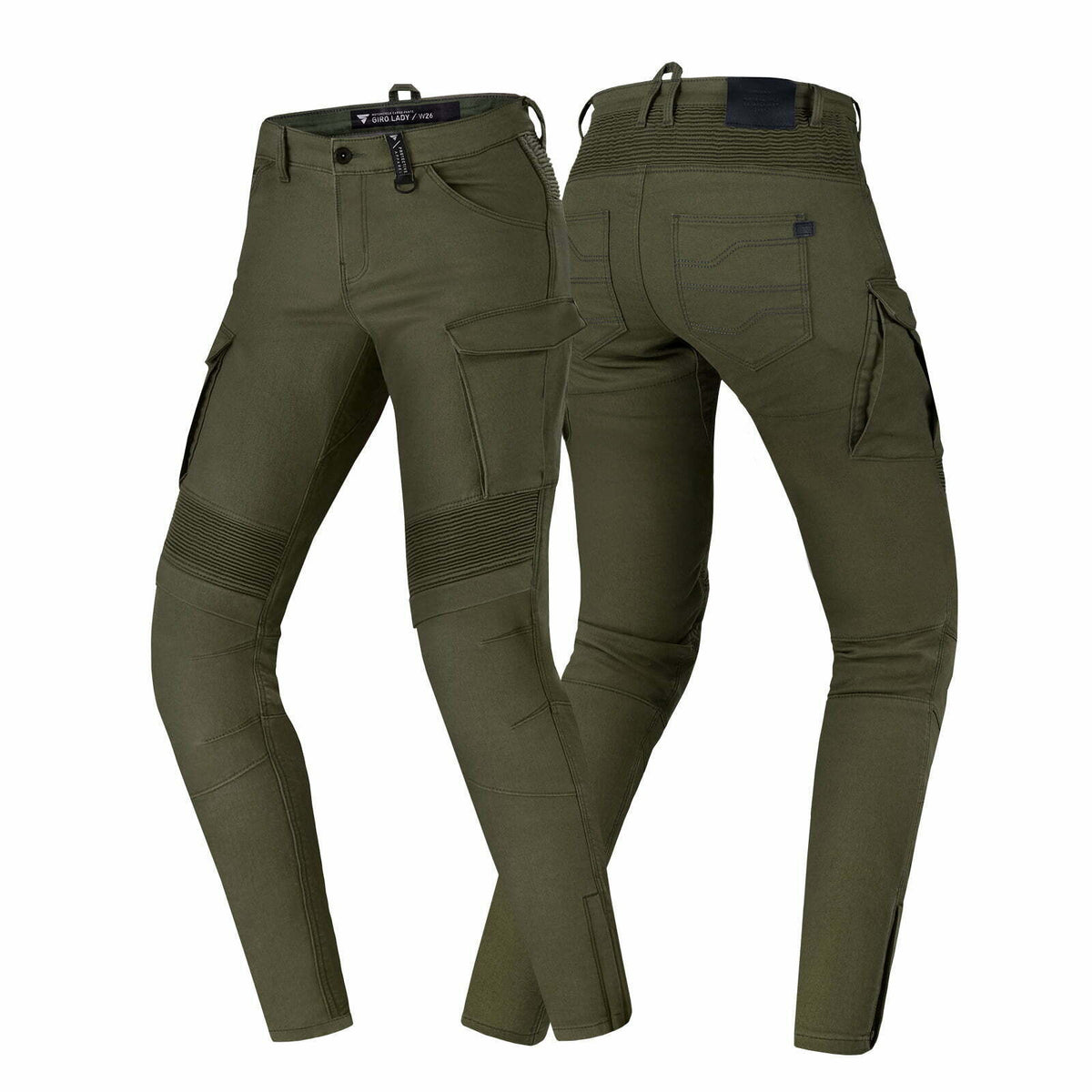 Shima Lady Kevlar Mc-Jeans Giro 3,0 Khaki