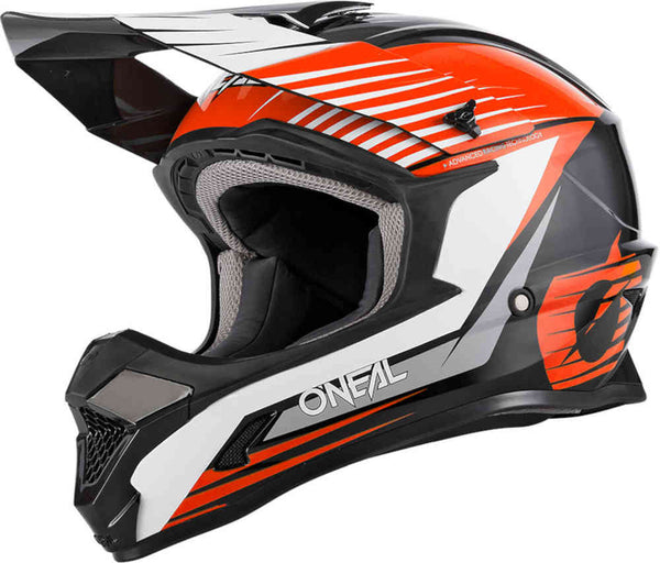 Capacete Cross Cross Oneeal 1 Série Orange /White