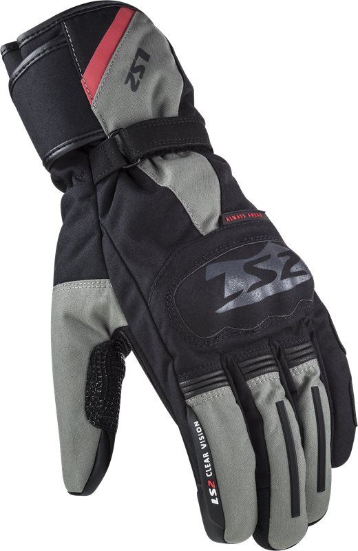 LS2 MC-Gloves Snow cinza