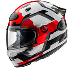 Capacete arai quantic face vermelho