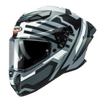 Operação de capacete Caberg Evo II Horizon Matt Gray/Black/White