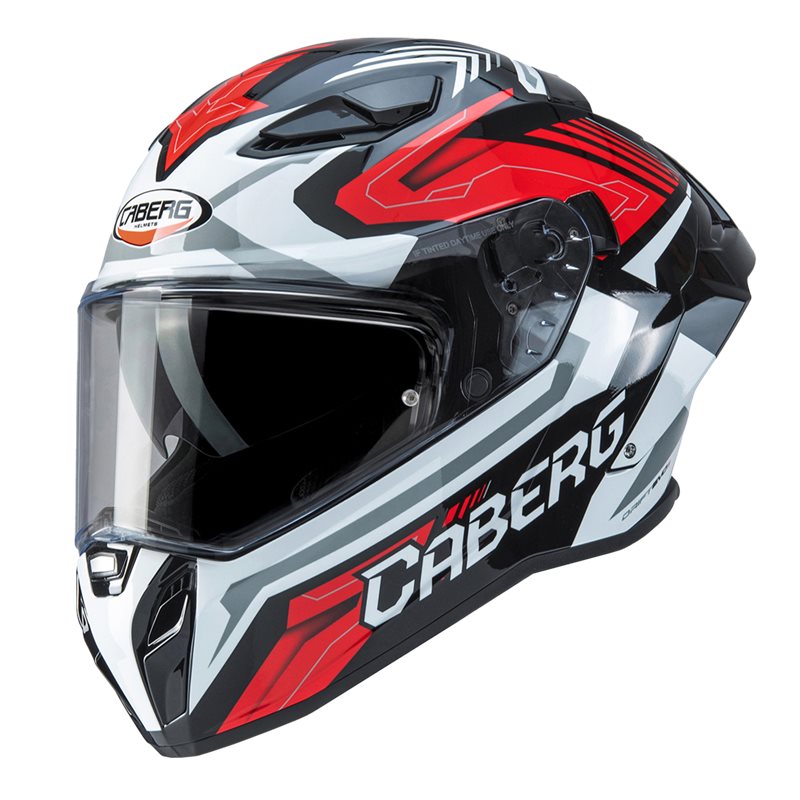 Operação de capacete Caberg evo ii jarama preto/vermelho/branco