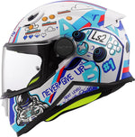 LS2 Child Integral MC Capacete FF812 Próximo nível branco