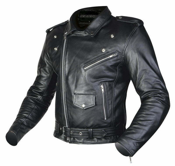 Jaqueta Ozone MC-Leather Ramones Black