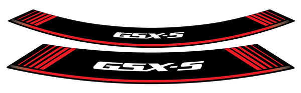 Kit 8 tira GSXS C/vermelho