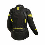 Macna Laminated Textile Motorcycle Jacket Ultimax Black / Flu 