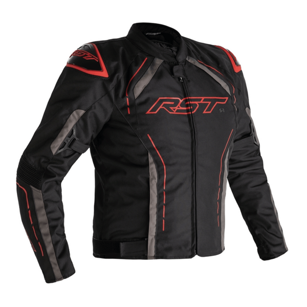 RST têxtil mc-jacket s-1 preto /vermelho