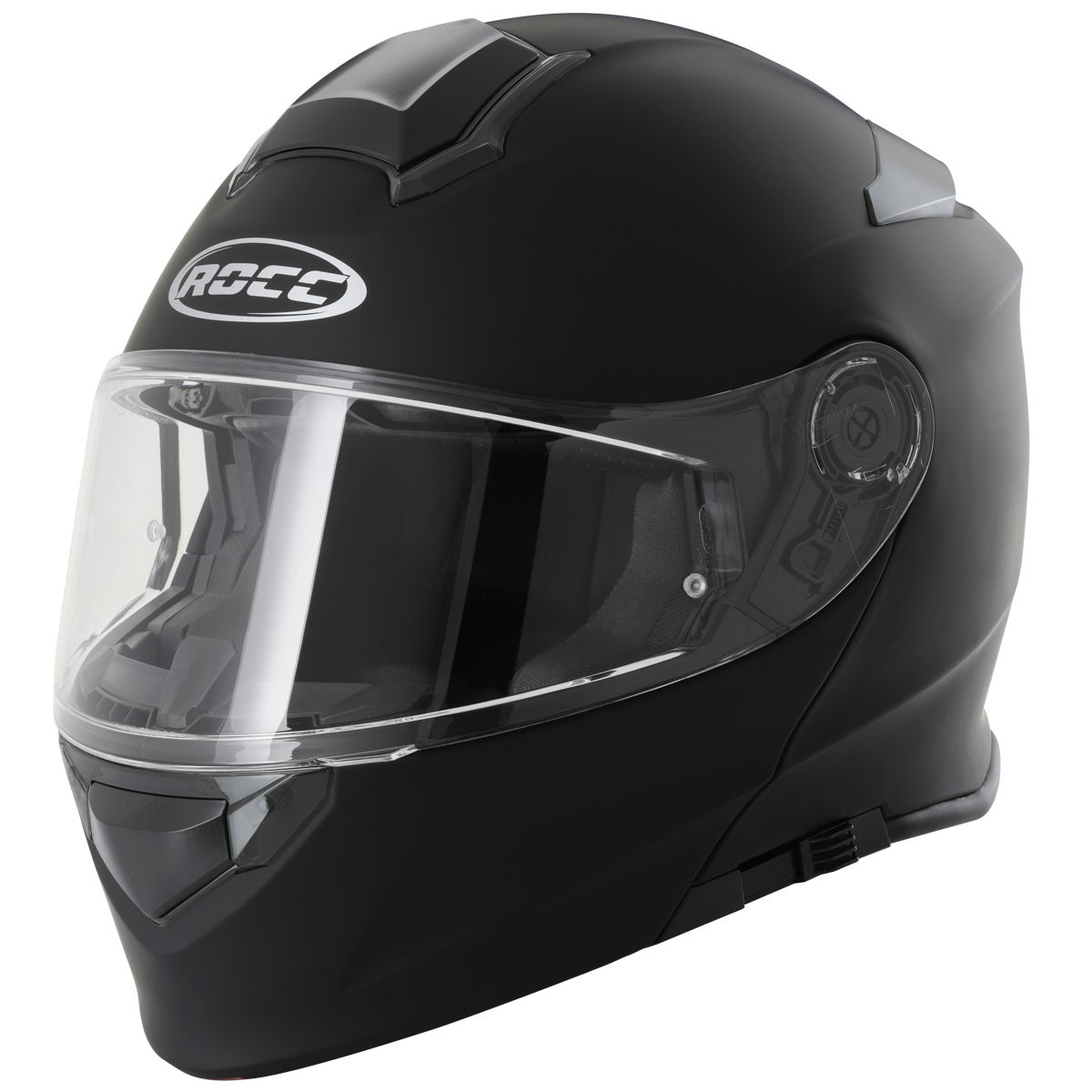 ROCC 830 Openable MC Helm Matt Black