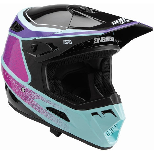 Responder Cross MC Capacete AR1 Vivd preto /roxo