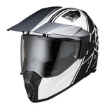 IXS Adventure MC Helmet 208 2.0 Black /White