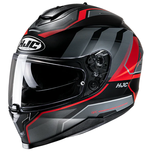 HJC Integral MC Capacete C70 Nove preto /vermelho