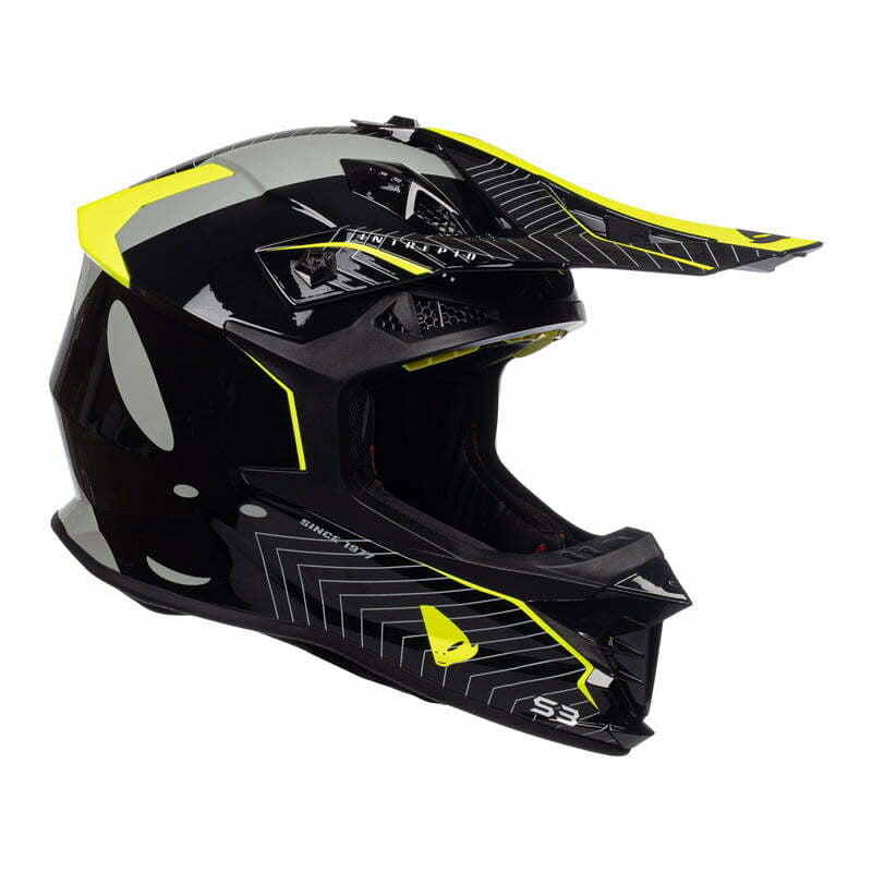 OVNI Cross MC Capacete MC Intrepid Black /Gripe