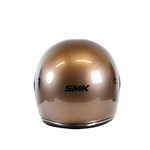 Smk jet mc capacete retro sete marrom