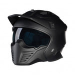 Bayard Open MC Helmet XP-69 S Draco Hybrid Black