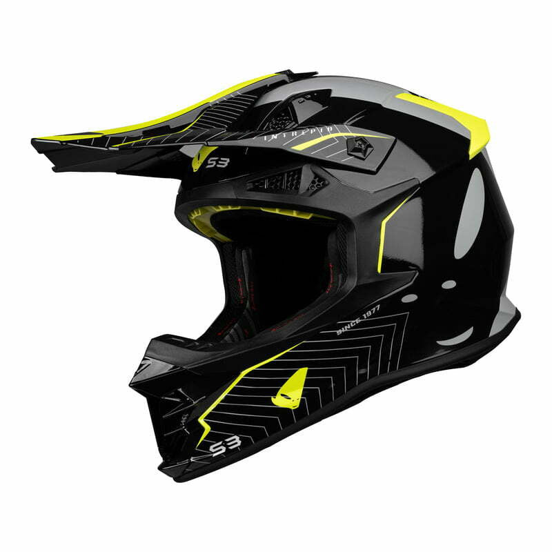 OVNI Cross MC Capacete MC Intrepid Black /Gripe