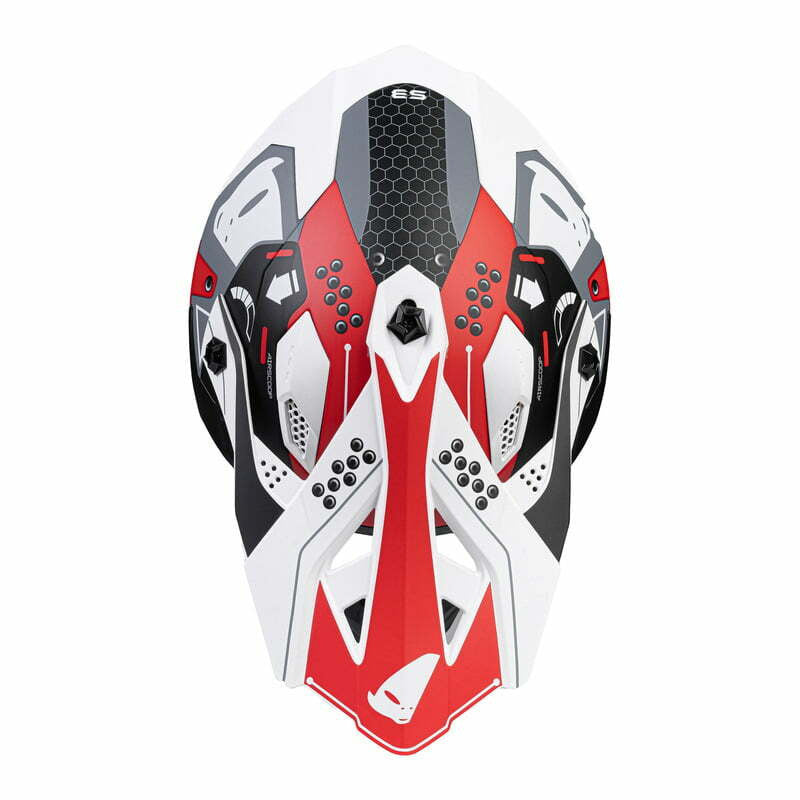 OVNI Cross MC Capacete MC Intrepid Red /White