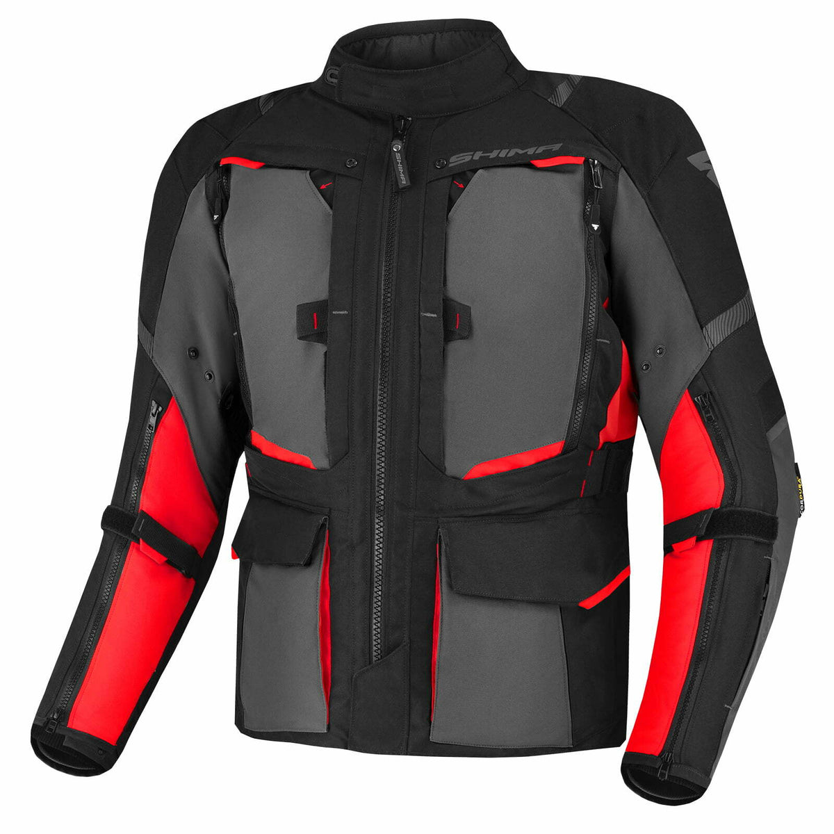 Shima Textile Mc-Jacket Hero 2.0 preto /vermelho