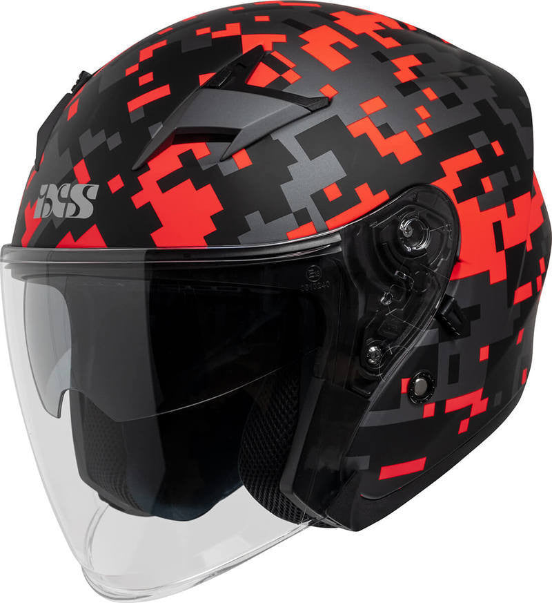 IXS Open MC Helmet 99 2.0 preto /vermelho