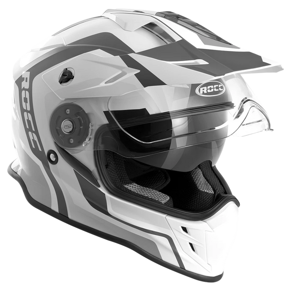 ROCC 781 Adventure MC Capacete branco /preto